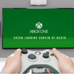 xbox one stuck on green screen