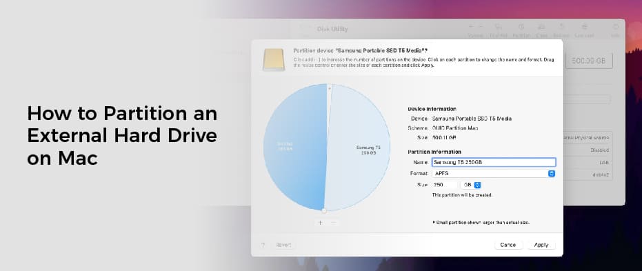 How to Partition an External Hard Drive on Mac